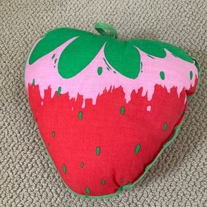 Vintage strawberry shortcake small pillow